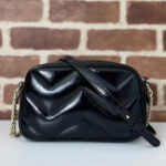 Gucci GG Marmont Series of small shoulder bag Black